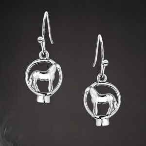 Montana Silversmiths Earrings Women's Horses Of The World AQHA ~‎ NEW!